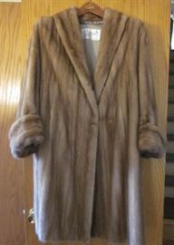 Vintage Mink coat, in nice condition, by Vollbracht Furriers.