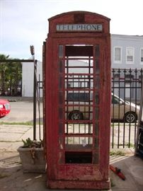 Cast Iron Phone Booth from England