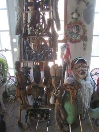 Collection of Wooden Figures