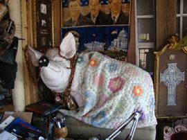 LARGE pig in a blanket