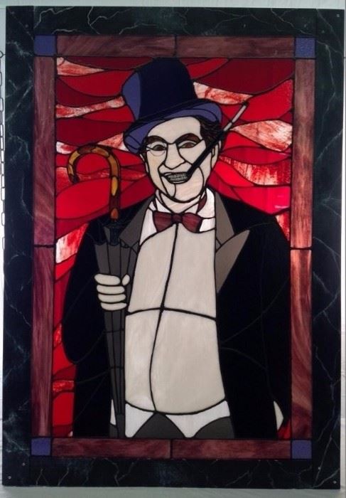 Burgess Meredith "Penguin" Stained Glass
