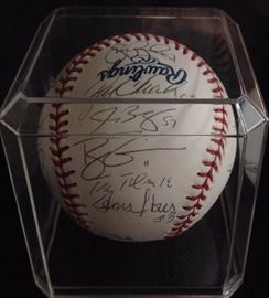 Autographed Washington Nationals Team Baseball
