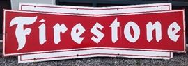 Porcelain Firestone Sign

