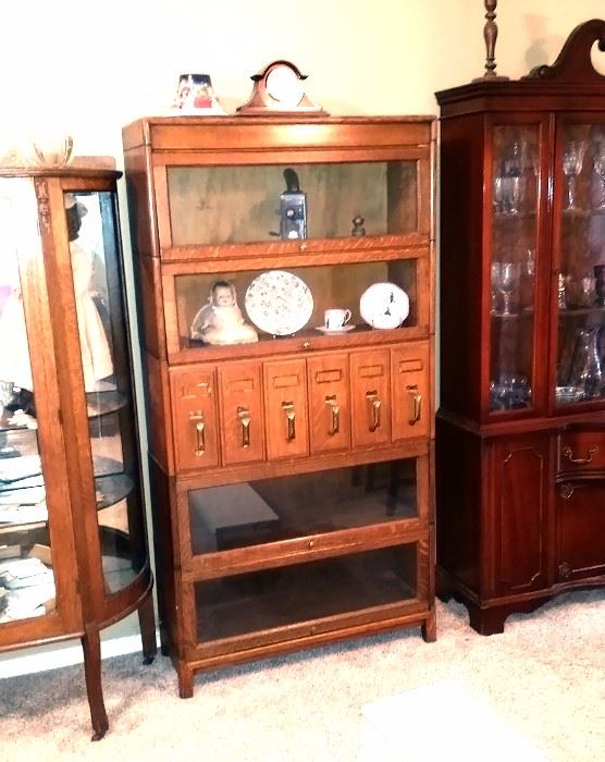 Antique bibliotheque, lawyer's bookcase 