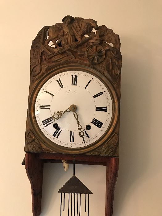 Antique Clock (not original pendulum)