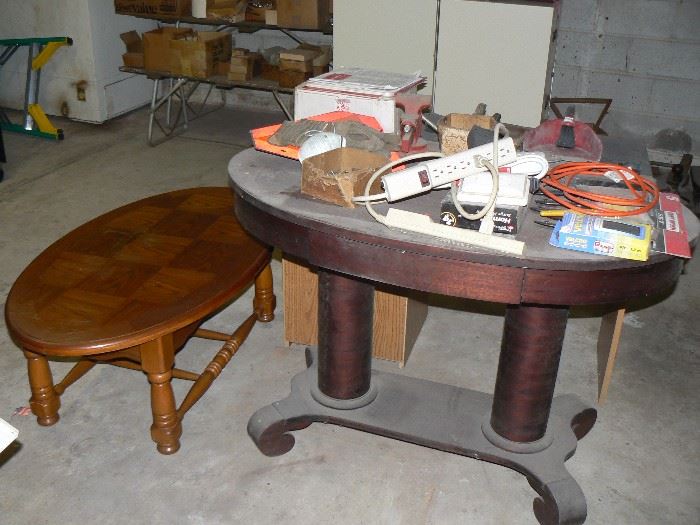 Sold Antique table but living room table still for sale 