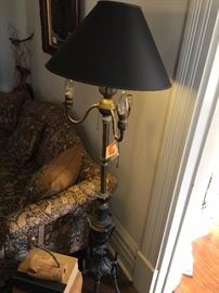 Nice antique brass lamp