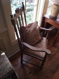 One of a pair of arm chairs