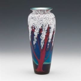 Art Glass Vase by Carl RadkePhoenix Gallery