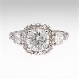 Ladies 1.79 Carat Diamond Ring 