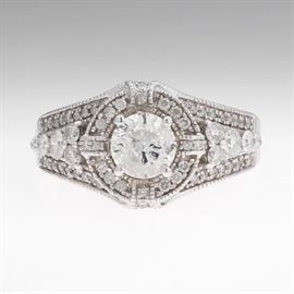 Ladies Gold and Diamond Ring 