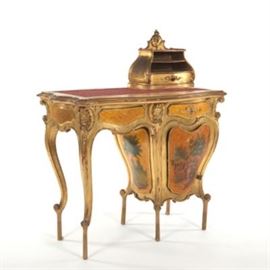 Louis XVI Style Bombe Desk 