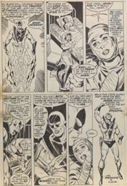 Original Marvel Comic Illustration