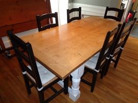 Country dining table