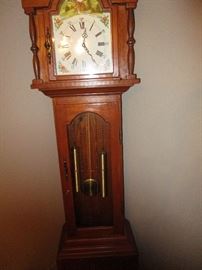 Grandfather clock.  Vintage West German.