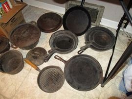 Big collection of cast iron of all types.