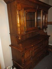 Heavy oak hutch