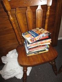 Stacks and stacks of art instructional books.