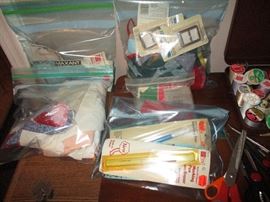 Big selection of sewing notions of all types