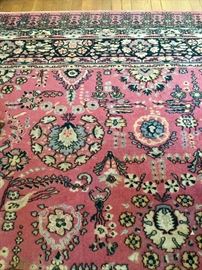Fantastic antique rug. Perfect patina on it! 