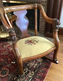 Wonderful condition! Set of TWO. One rocker, one four leg. 