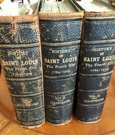 There is a wonderful collection of books - all related to STL or Missouri. 