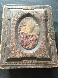 Antique album of tintypes. In poor condition, but GREAT piece for the collector. 