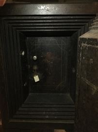 First door of antique safe