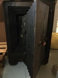Outer door of antique safe