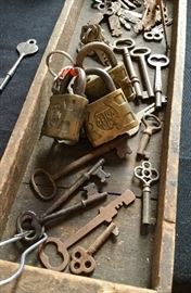 Collection of old keys