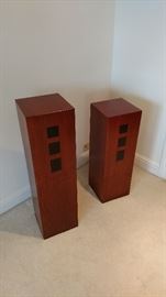 Pedestals just waiting for your pc. of art.