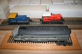 Atlas 2 rail DC New York Central System F3 Diesel, Illinois Central Switcher & Santa Fe Switcher - all run