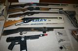 BB guns, pop guns, play guns