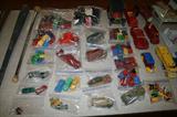 Toy cars & trucks, plastic, rubber, tin, metal