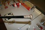Engraved gold filled walking cane