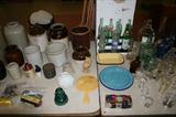 Soda bottles and other collectible bottles