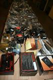 6 tables of trains! Lionel, American Flyer, Marx, Atlas 2 rail O scale DC, kits, cars, engines, accessories, transformers, switches, track including 2 rail O scale and 3 rail O scale and O27 scale track, tunnels and bridges, Plasticville & more.