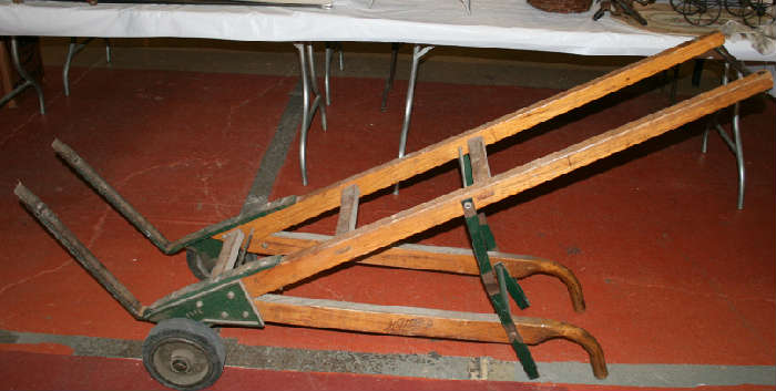 Nutting hand truck. Able to move a pallet by hand!