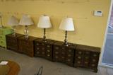 Pennsylvania House and other small dressers from Lippmans and nice lamps.