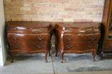 Pair of Bombay style chests from Marshall Fields.
