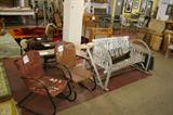 Interesting outdoor furniture from last sale repriced to sell.