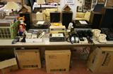 2 Soundesign AM/FM component stereo systems with BSR turntables with boxes made in New Jersey. Late 1970's early 80's rock and party records and a few 45's and 8 tracks.
