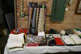 1970's/80's clothing including nice accessories like ties, gloves, hats and shoes.