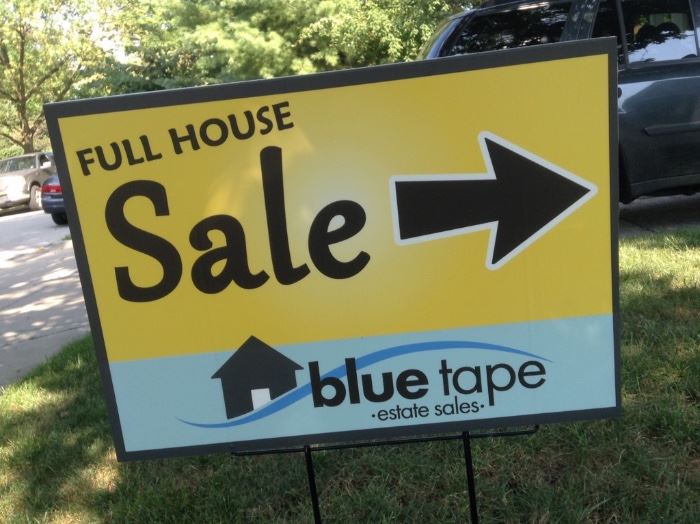 Blue Tape Estate Sales Kansas City, MO starts on 2/13/2017