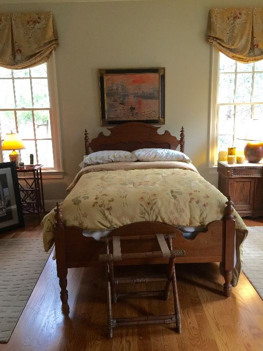 Antique Walnut Bed