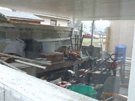 COVERED CARPORT OF HUNDREDS OF MUST HAVES !!