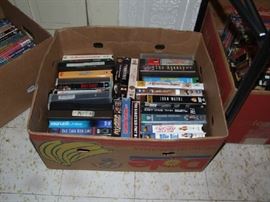 VHS MOVIES. YOU NAME IT...WE PROBABLY GOT IT!!