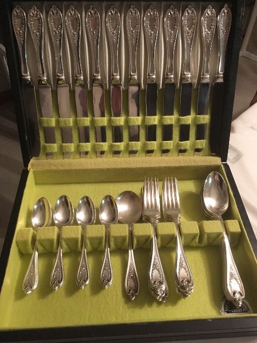 1847 Rogers Brothers Old Colony Sterling Silver Set