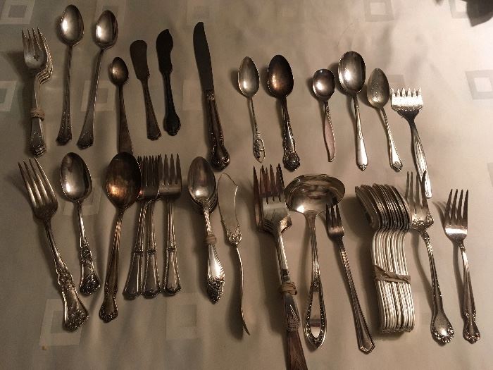 Misc. Antique Sterling Silverware