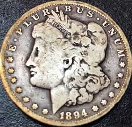 1894 Liberty Head Silver Dollar Coin